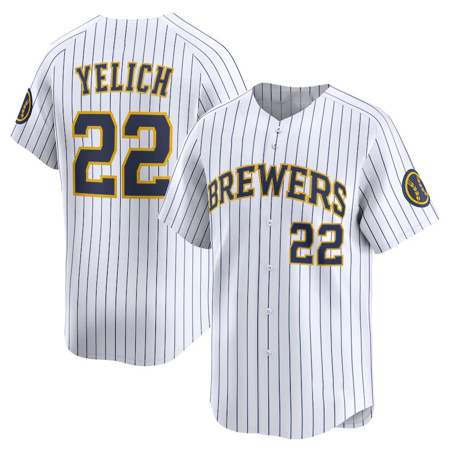 Custom #22 White MIL Baseball Shirt Top