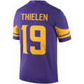 Custom #19 Purple MIN Football Shirt Top