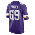 Custom #69 Purple MIN Football Shirt Top