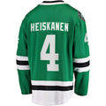 Custom #4 Green DAL Hockey Shirt Top