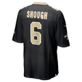 Custom #6 Black NO Football Shirt Top