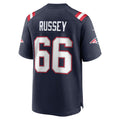 Custom #66 Navy NE Football Shirt Top