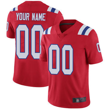 Custom Red NE Football Shirt Top