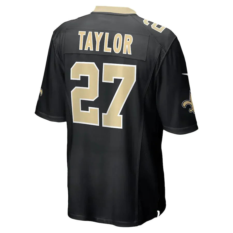 Custom #27 Black NO Football Shirt Top
