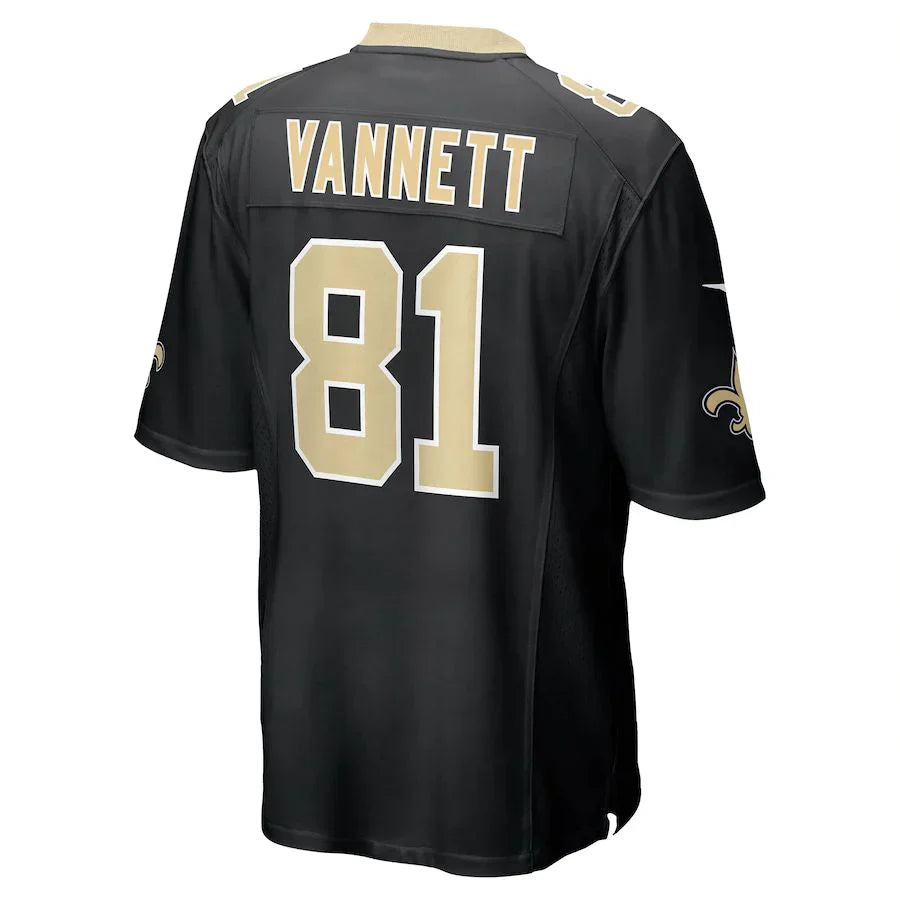 Custom #81 Black NO Football Shirt Top