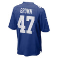 Custom #47 Brown Football Shirt Top
