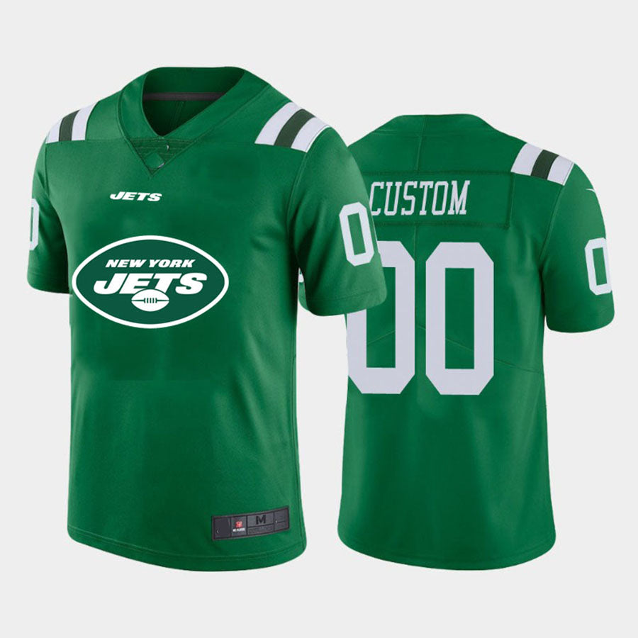 Custom Green NYJ Football Shirt Top