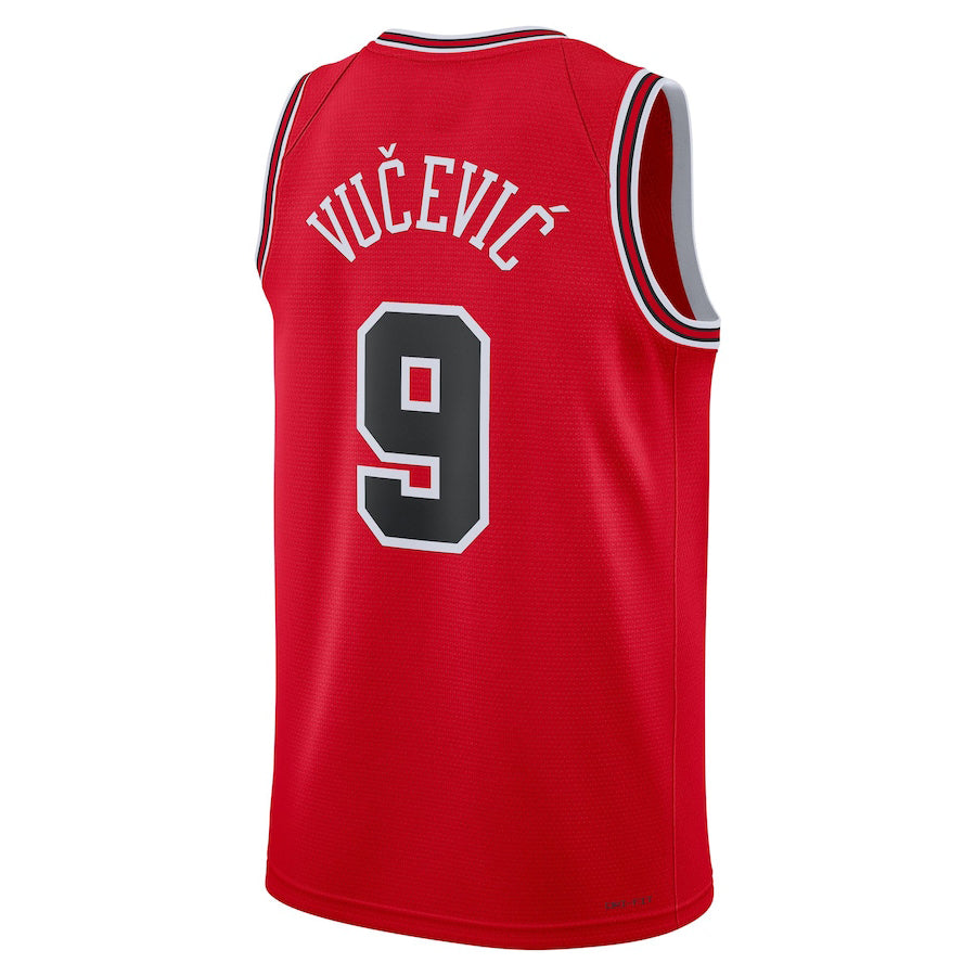 Custom #9 Red 2022 CHI Basketball Shirt Top