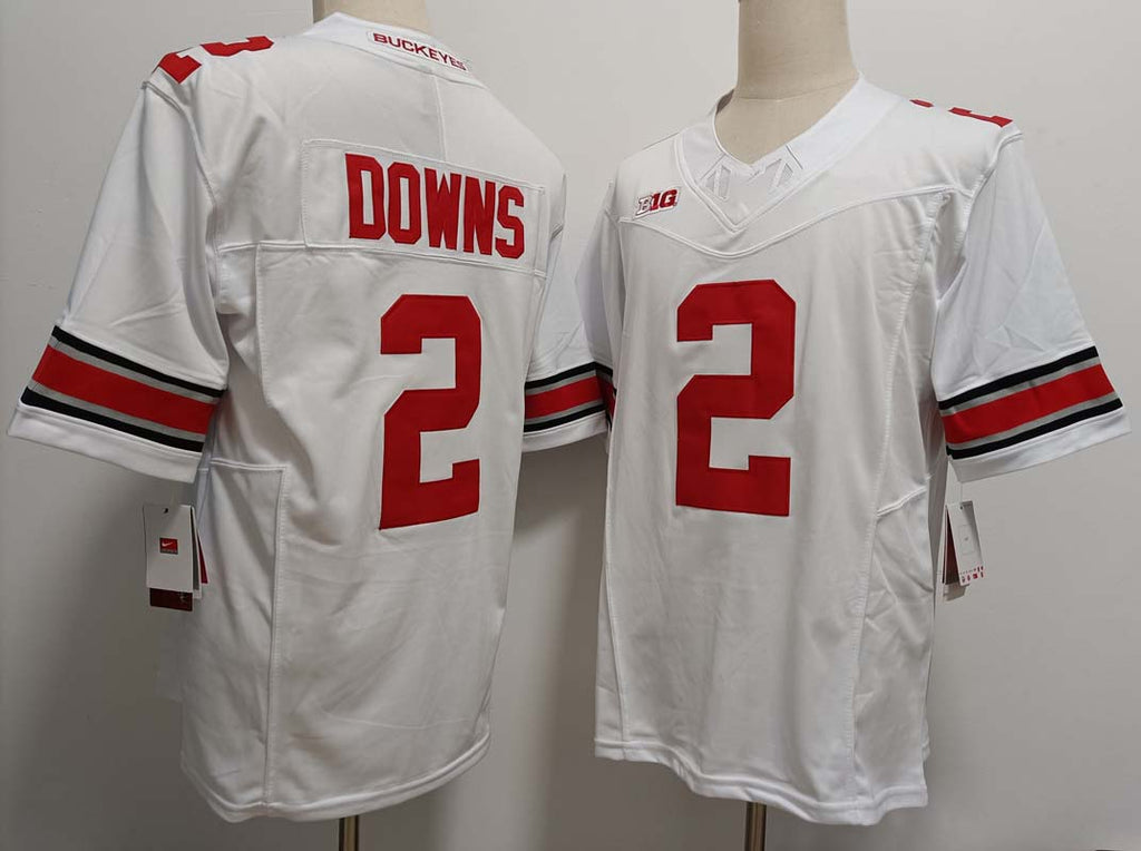 Custom #2 White Football Shirt Top