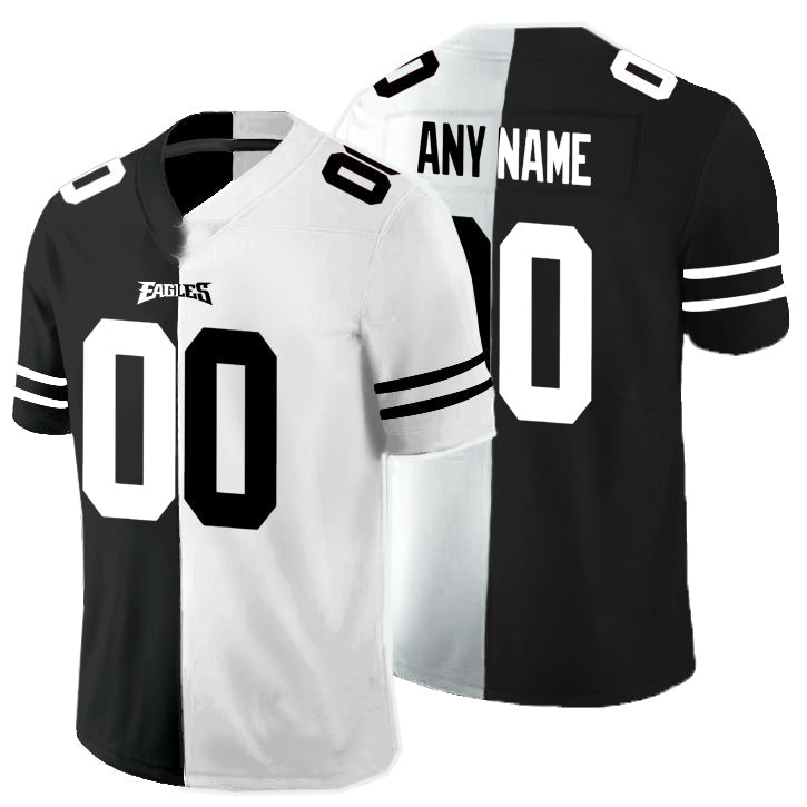 Custom Black PHI Football Shirt Top