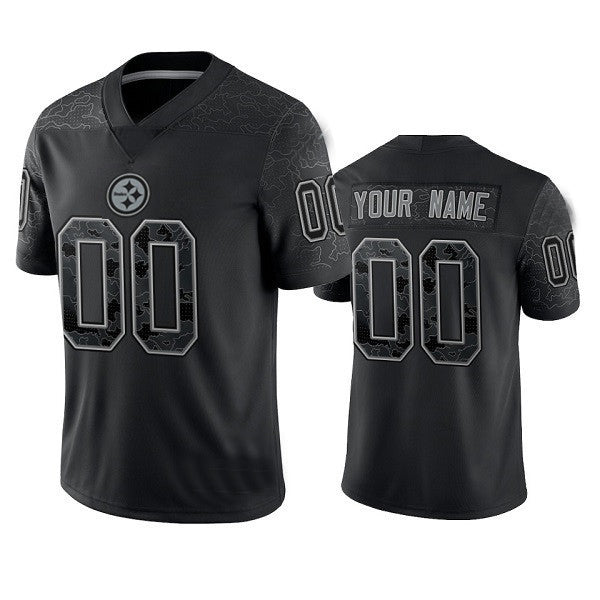 Custom Black PIT Football Shirt Top