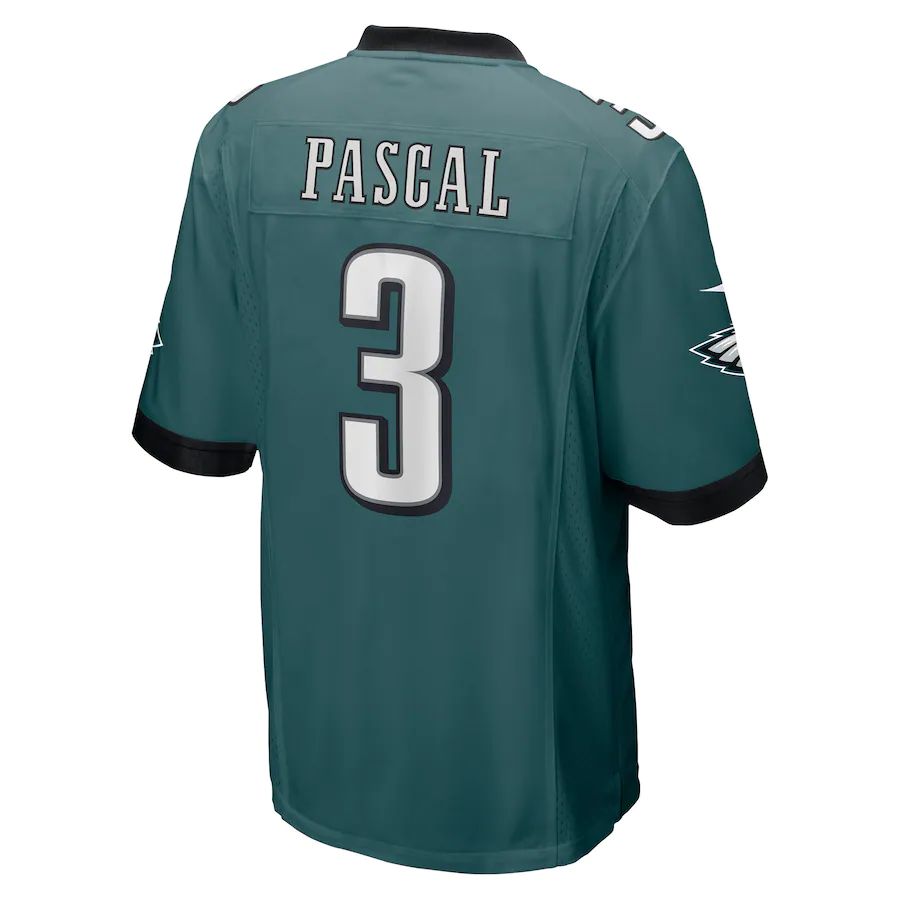 Custom #3 Green PHI Football Shirt Top