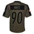 Custom #90 Olive 2021 PIT Football Shirt Top
