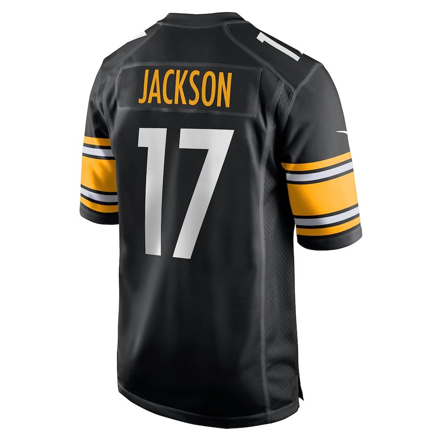 Custom #17 Black PIT Football Shirt Top