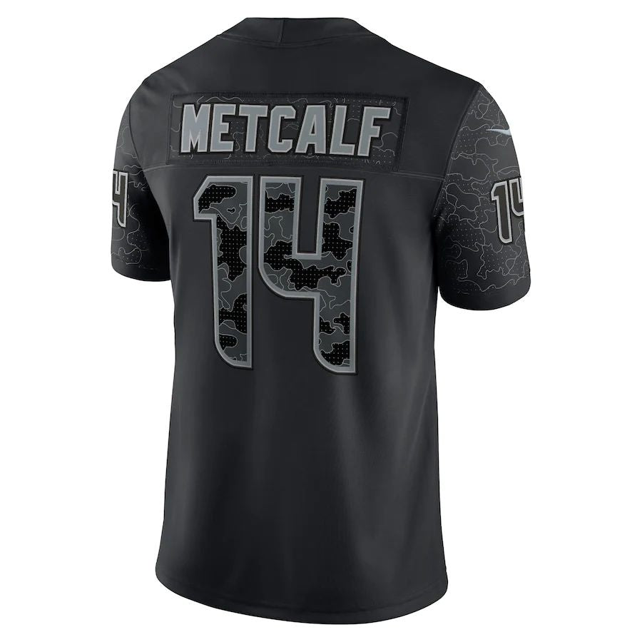 Custom #14 Black SEA Football Shirt Top