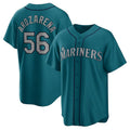 Custom #56 Aqua SEA Baseball Shirt Top
