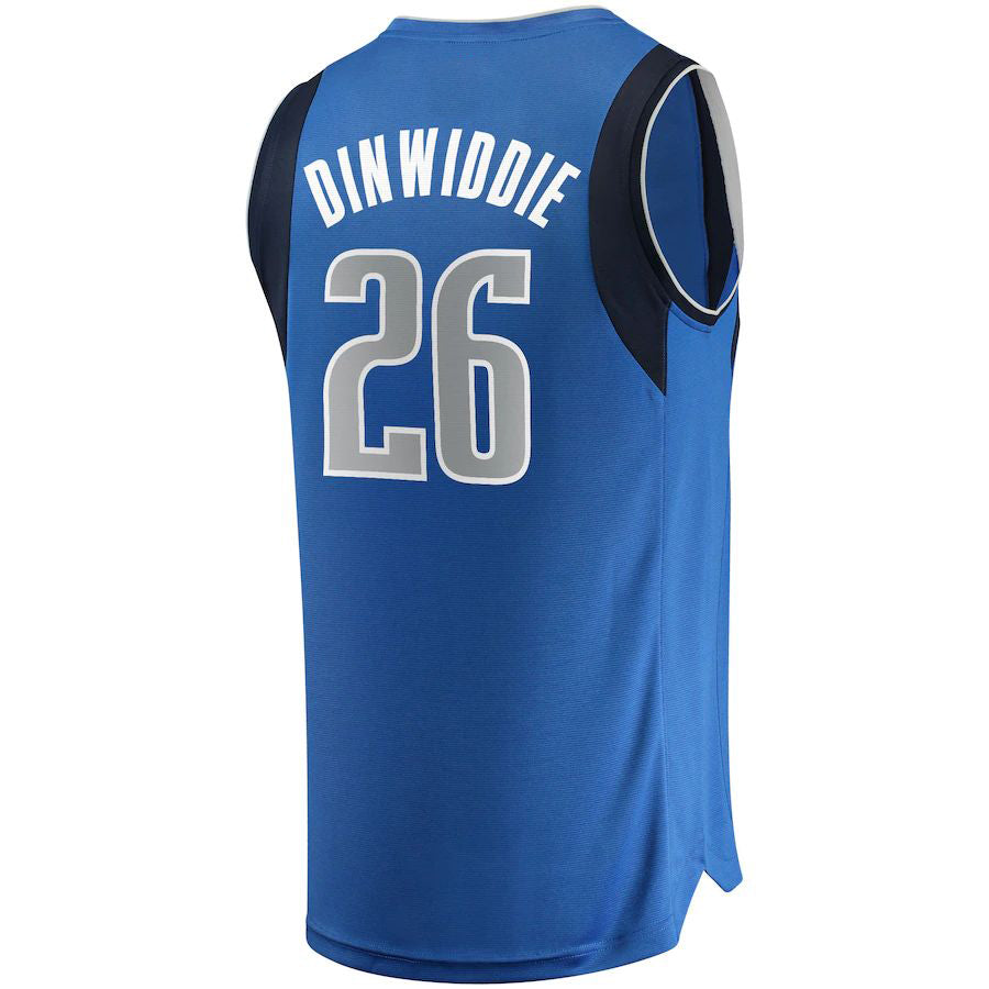 Custom #26 Blue 2021 DAL Basketball Shirt Top