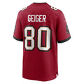 Custom #80 Red TB Football Shirt Top