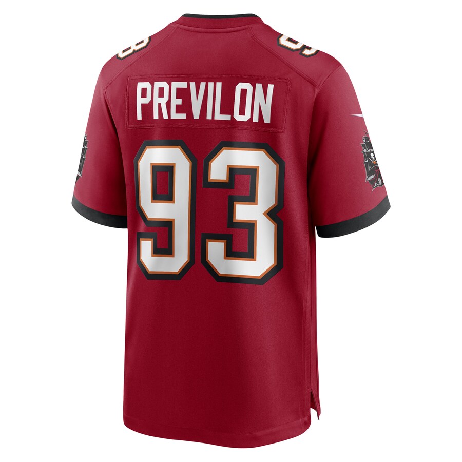 Custom #93 Red TB Football Shirt Top