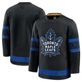 T.Maple Leafs Fanatics Alternate Premium Jersey - Black Stitched American Hockey Jerseys