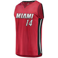 Custom #14 Red 2020 MIA Basketball Shirt Top