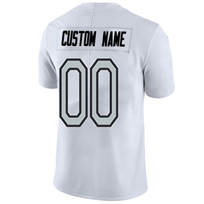 Custom White LV Football Shirt Top