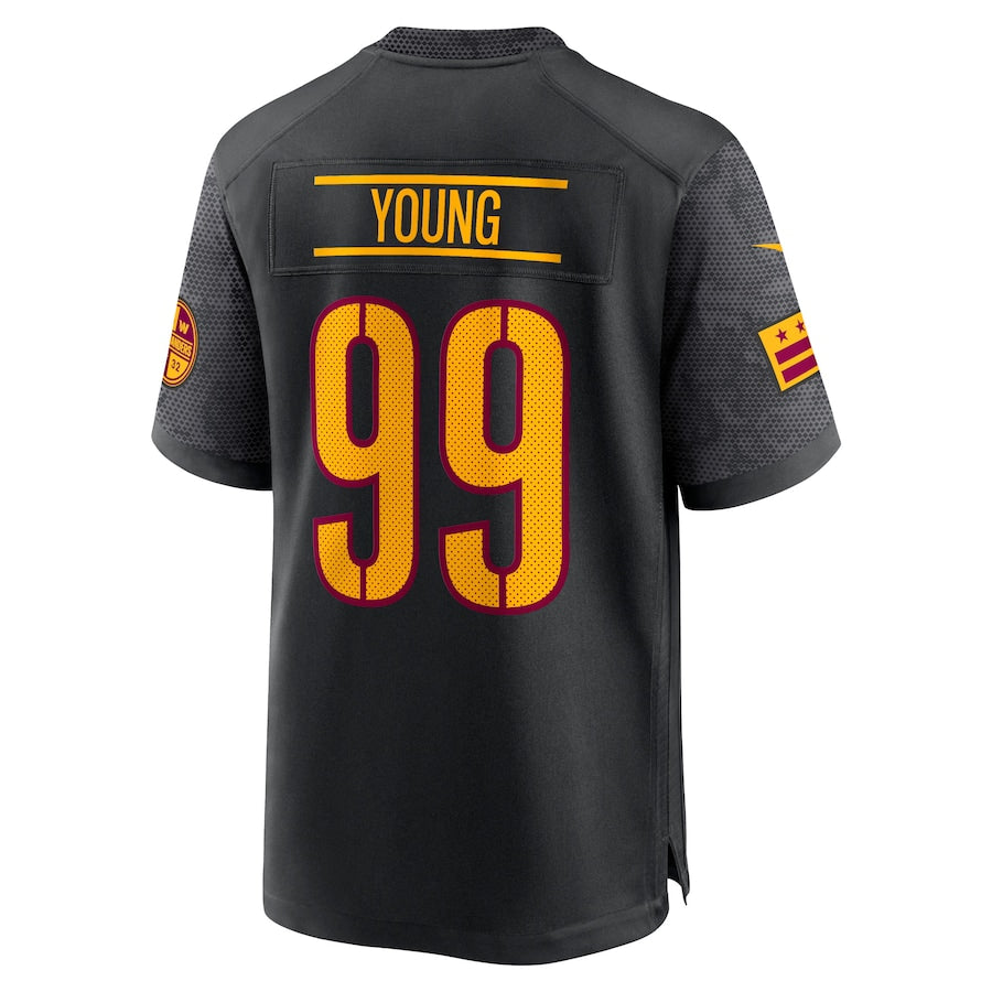 Custom #99 Black WAS Football Shirt Top