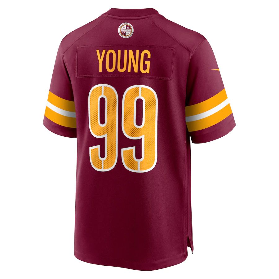 Custom #99 Burgundy WAS Football Shirt Top