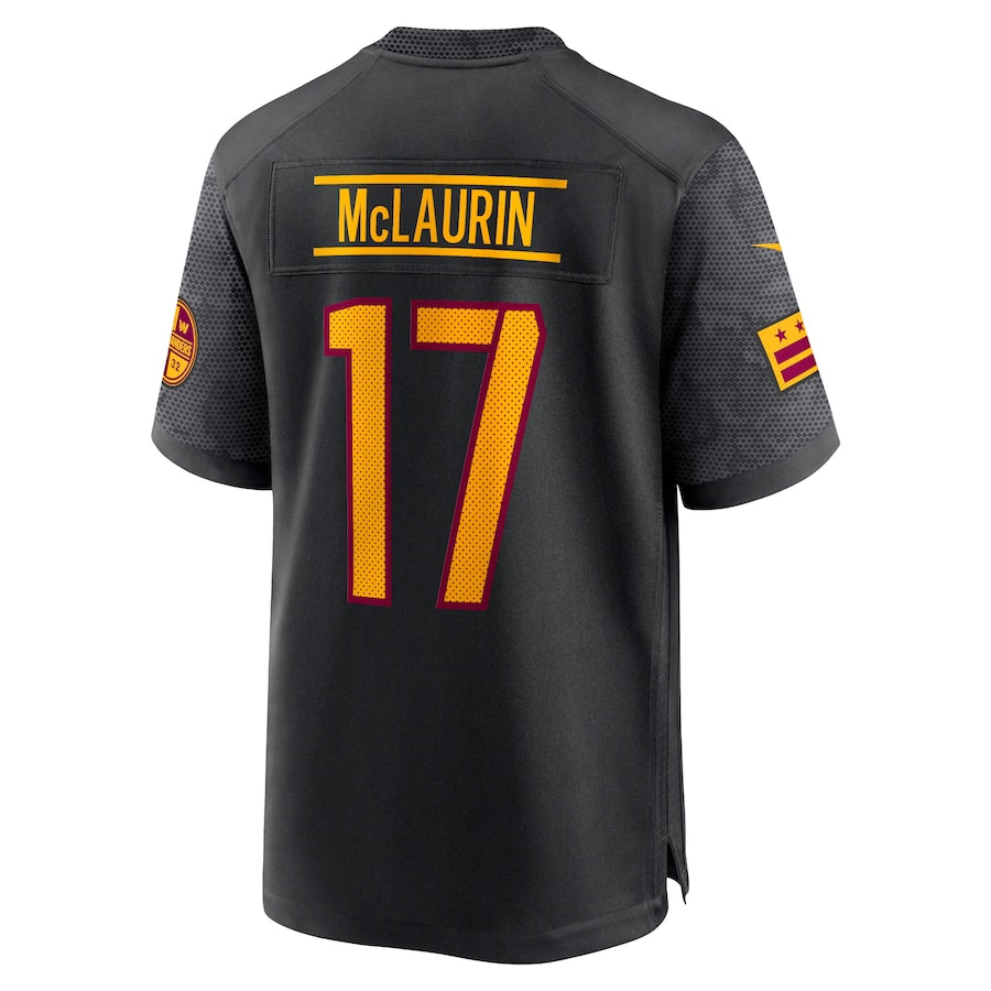Custom #17 Black WAS Football Shirt Top