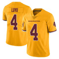 W.Commanders #4 Frankie Luvu Player Gold Vapor Limited Football Jerseys