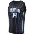 Custom #34 Black 2021 ORL Basketball Shirt Top