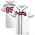 Custom #85 White ATL Baseball Shirt Top