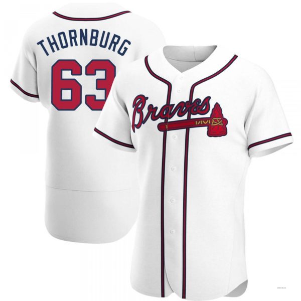 Custom #63 Black ATL Baseball Shirt Top