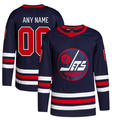 Custom #22 Navy Hockey Shirt Top