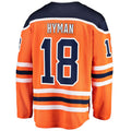 Custom #18 Orange EDM Hockey Shirt Top