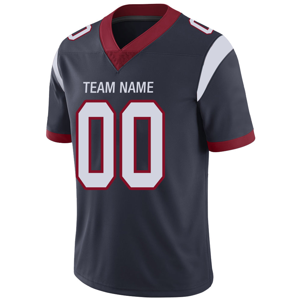 Custom Black HOU Football Shirt Top