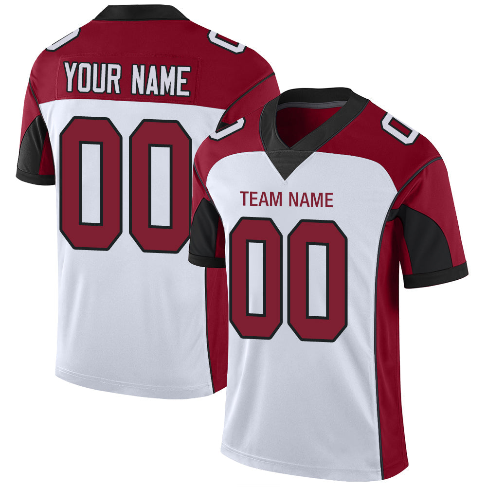 Custom White Football Shirt Top