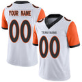 Custom White Football Shirt Top