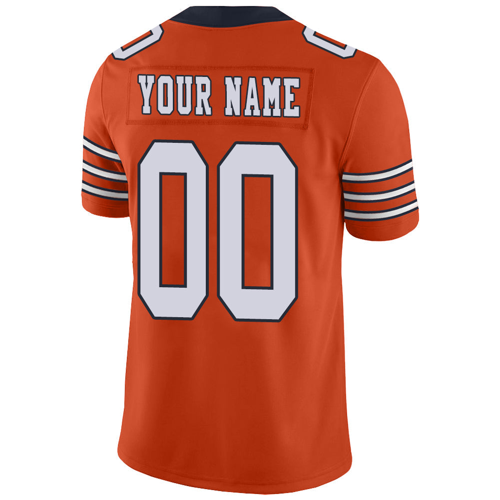 Custom Orange Football Shirt Top