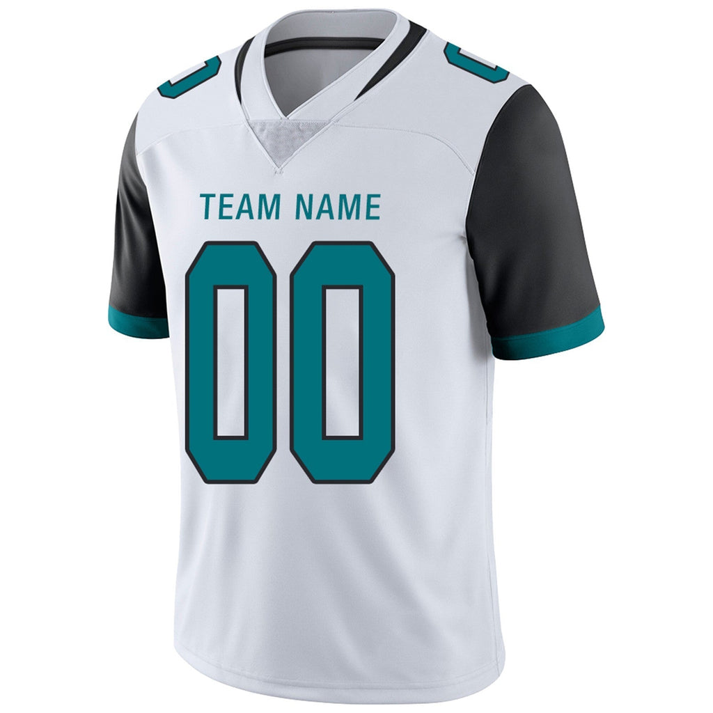 Custom Teal JAX Football Shirt Top