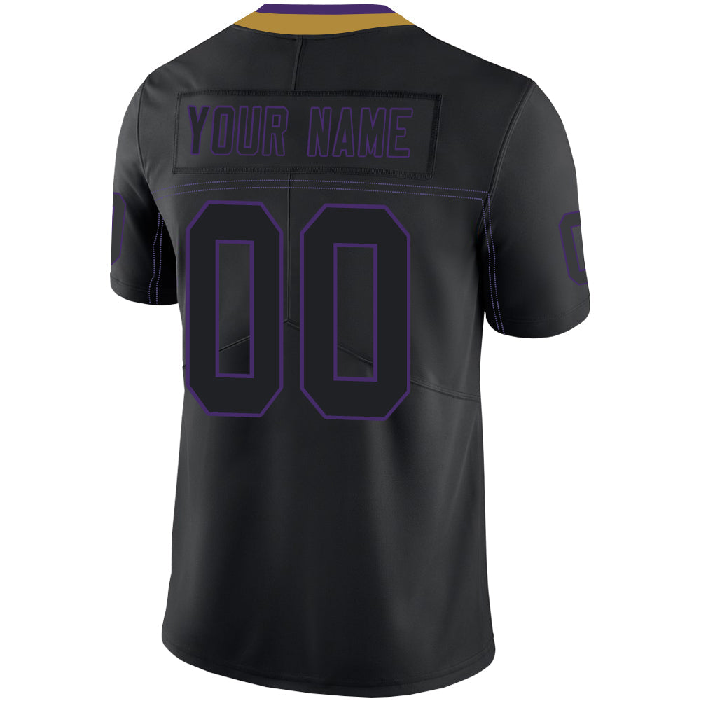 Custom Black Football Shirt Top