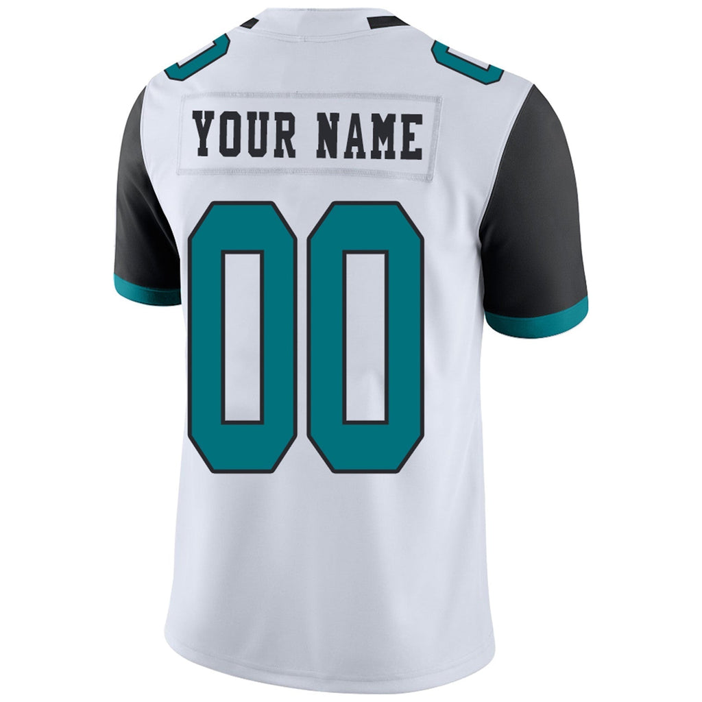 Custom Teal JAX Football Shirt Top
