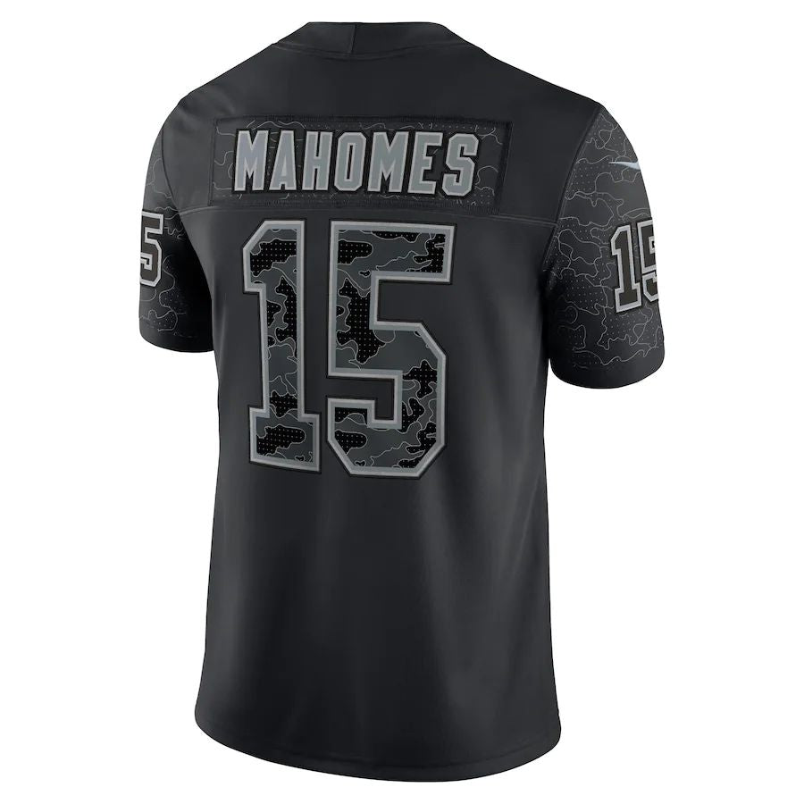 Custom #15 Black KC Football Shirt Top
