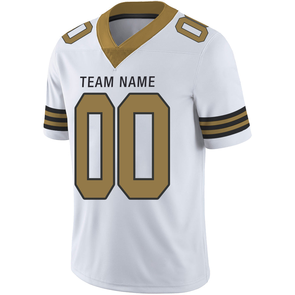 Custom White Football Shirt Top