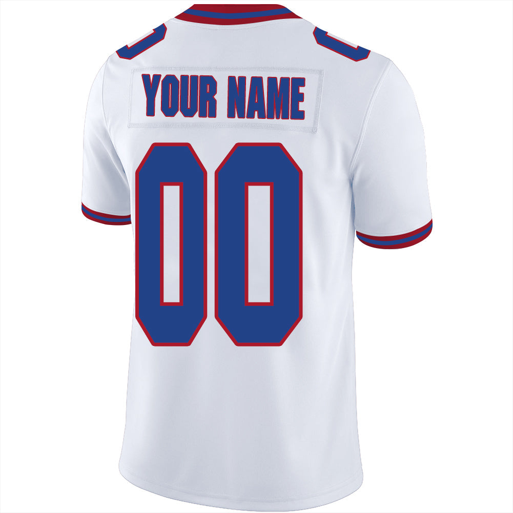 Custom White Football Shirt Top