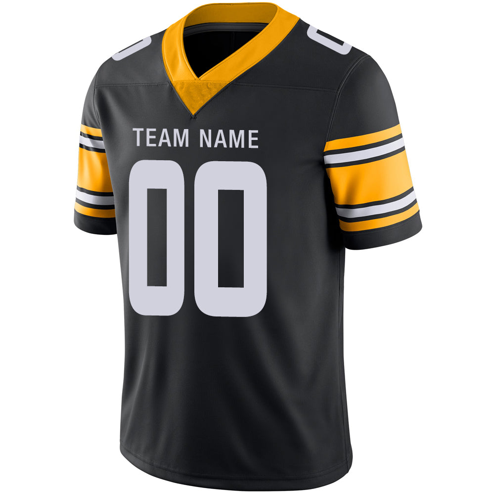 Custom Black PIT Football Shirt Top