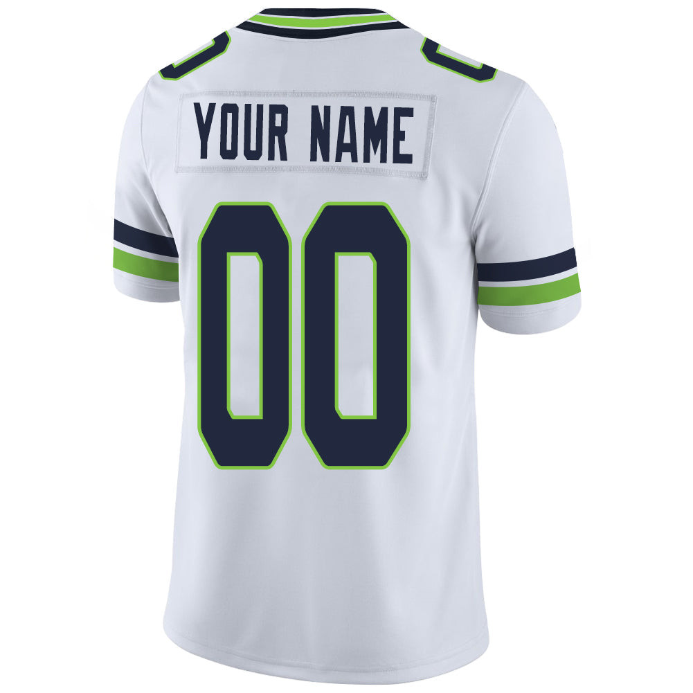 Custom White SEA Football Shirt Top