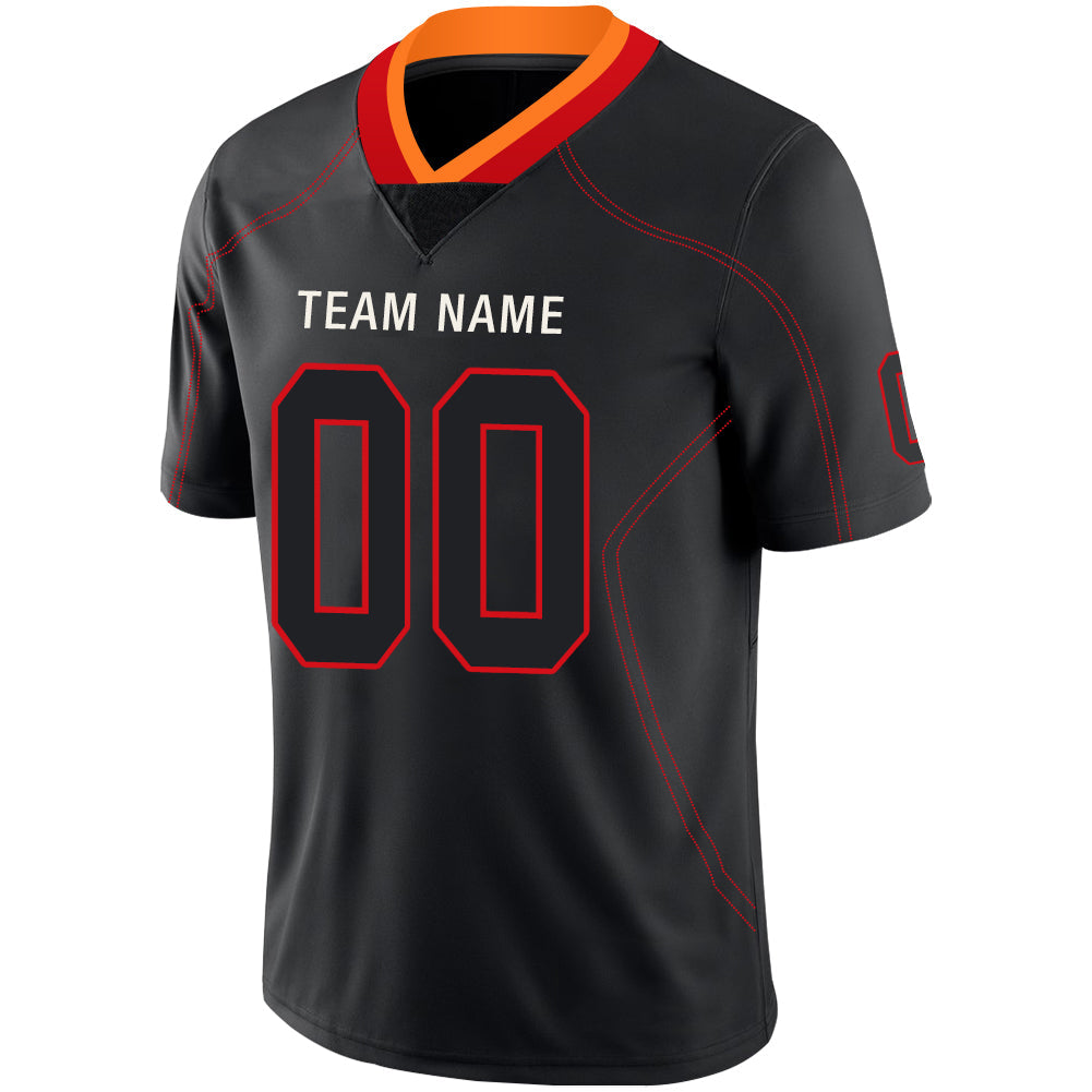 Custom Black TB Football Shirt Top